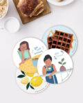 Coaster for Home Décor with Assorted Coaster design